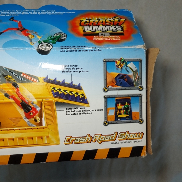 Mattel Hot Wheels Crash Test Dummies Crash Road Show Box Vintage - Picture 16 of 16